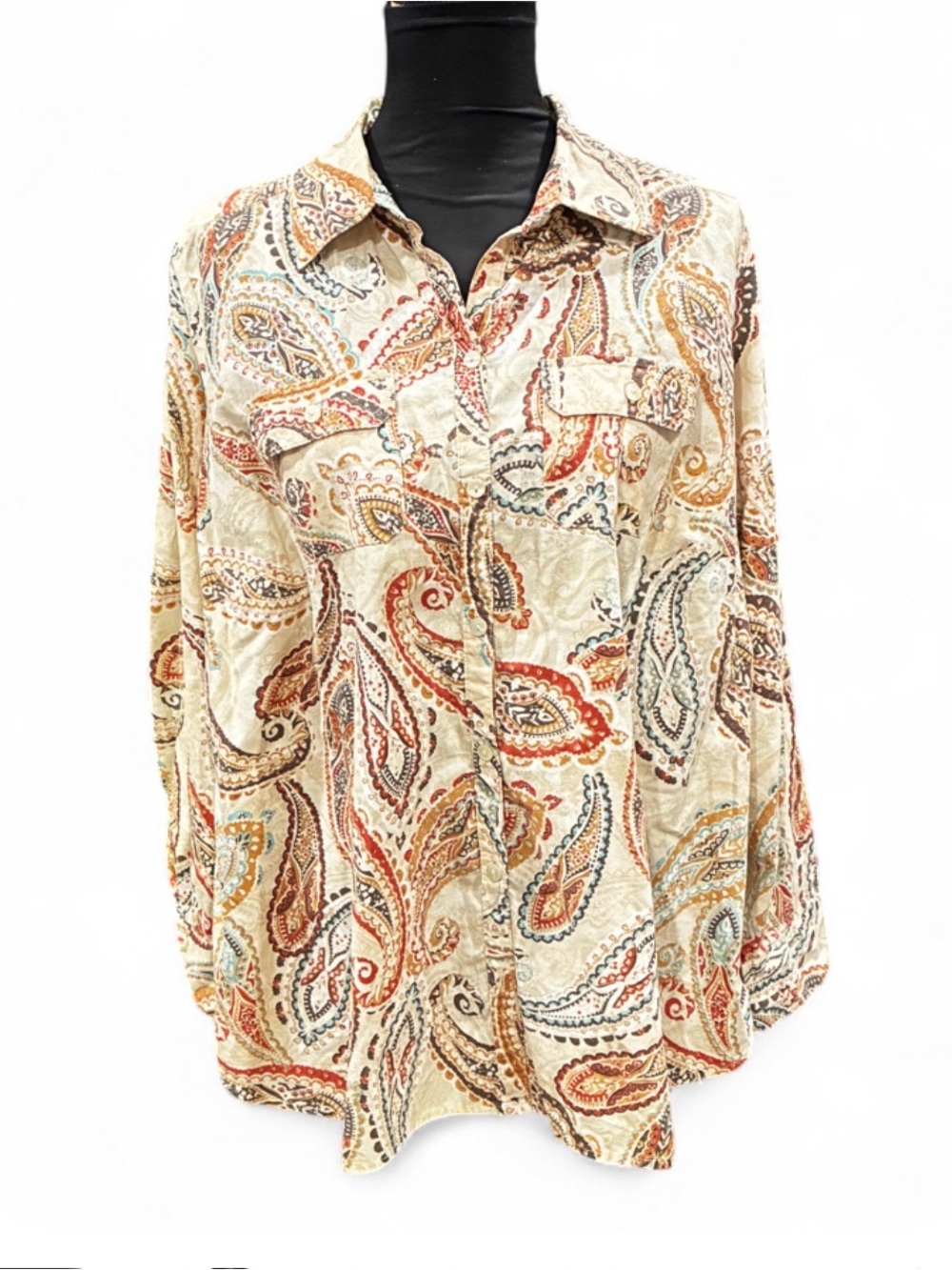 Croft & Barrow paisley button down